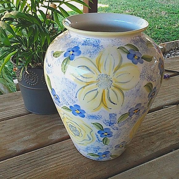 Large Vase flower print